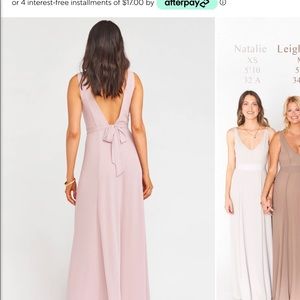 Show me your mumu bridesmaid dress, size small